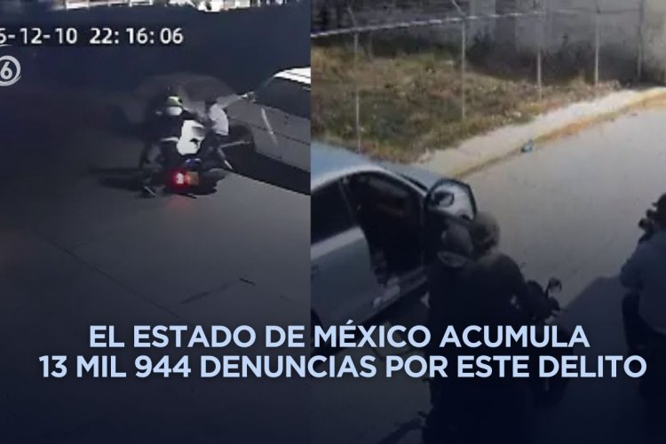 Edomex es la entidad con más robos en vía pública del país