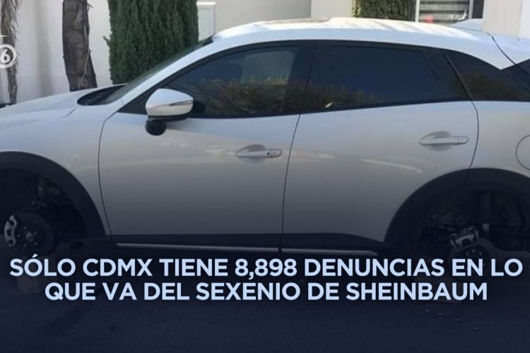 CDMX y Edomex entidades con más robo de autopartes a nivel nacional