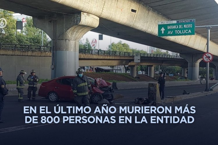 Edomex, tercer estado con más muertes por accidentes viales