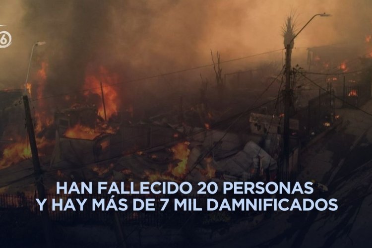 Siguen afectaciones por incendios forestales en el sur de Chile