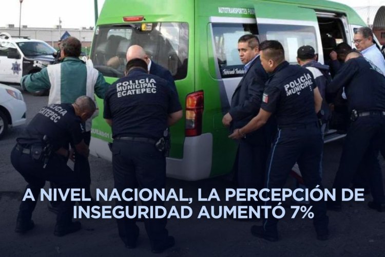 Ecatepec, municipio del Edomex con mayor percepción de inseguridad
