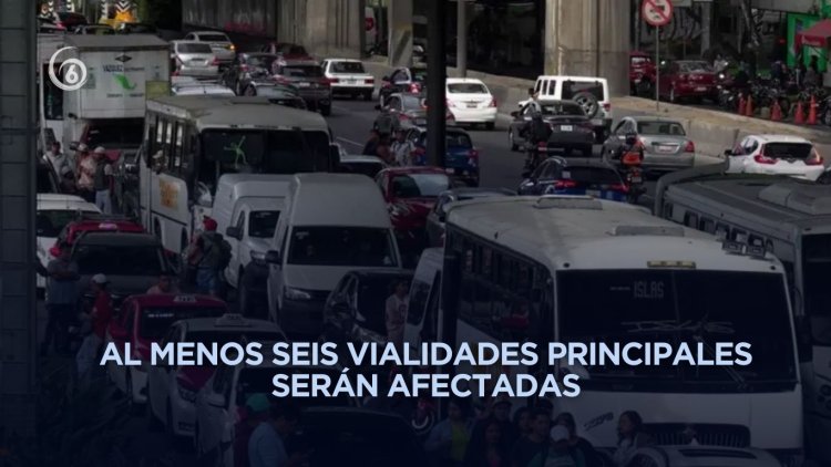 Transportistas del oriente del Edomex realizan megabloqueo por inseguridad en la entidad