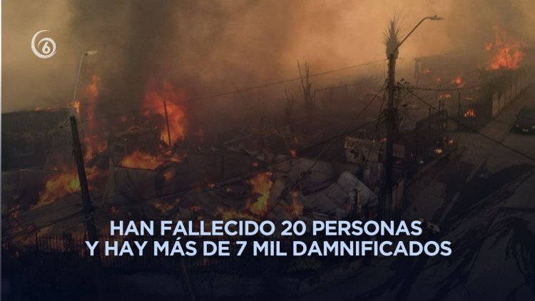 Siguen afectaciones por incendios forestales en el sur de Chile