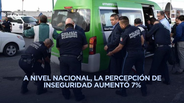 Ecatepec, municipio del Edomex con mayor percepción de inseguridad