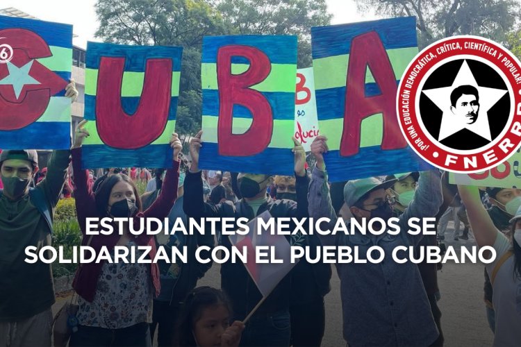Jóvenes de México condenan cerco de EEUU hacia Cuba