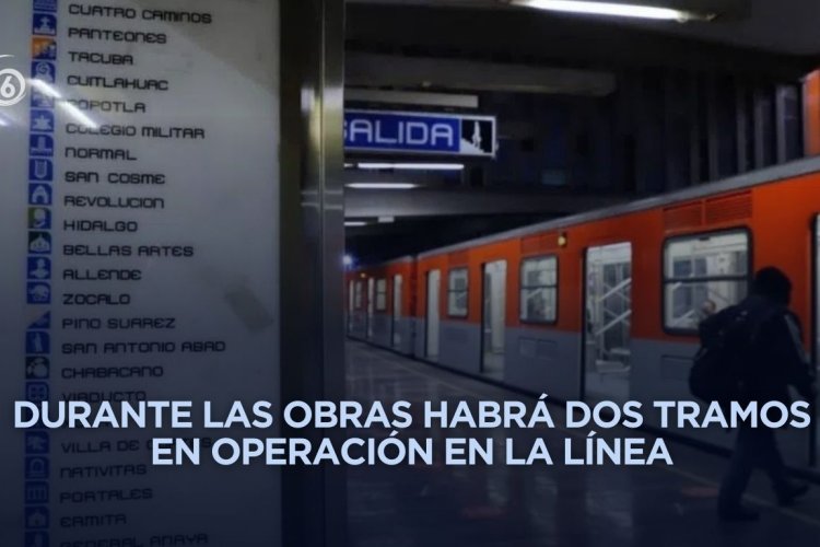 Anuncian cierre de estaciones de la Línea 2 del Metro por reparaciones