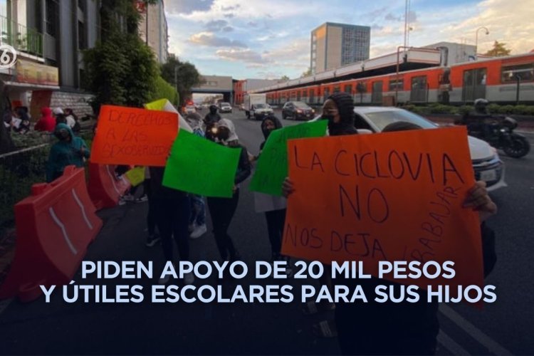 Sexoservidoras de Tlalpan denuncian afectación económica por obras en su zona de trabajo