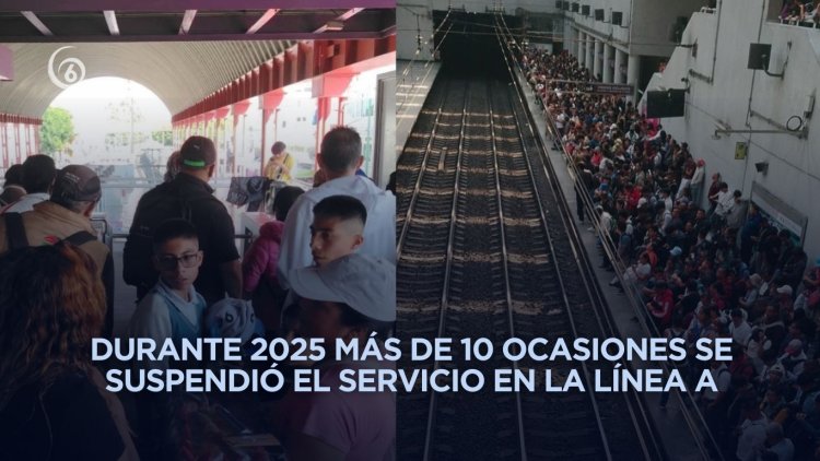 Línea A del Metro suspende servicio en todas las estaciones por falla eléctrica
