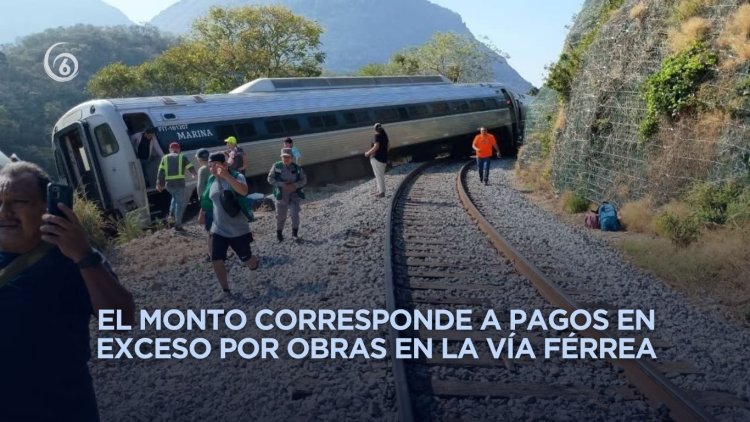 Encuentran posible desvío de recursos en tramo del Tren Interoceánico donde hubo descarrilamiento