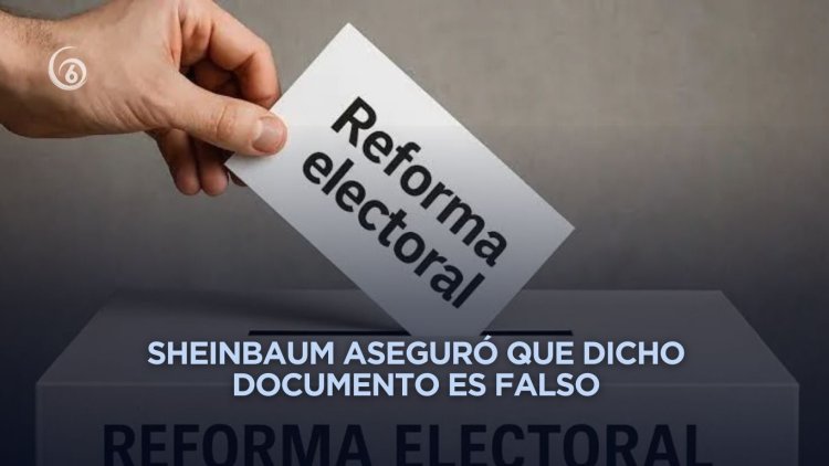 Filtran supuesto borrador de reforma electoral con cambios al INE y al Congreso