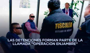 Detienen a tres funcionarios de Seguridad del Edomex por presuntas irregularidades