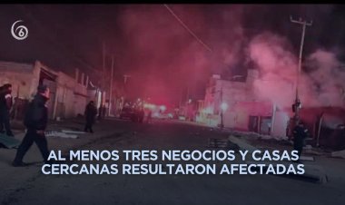 Explosión de gasera en Chalco deja una persona lesionada