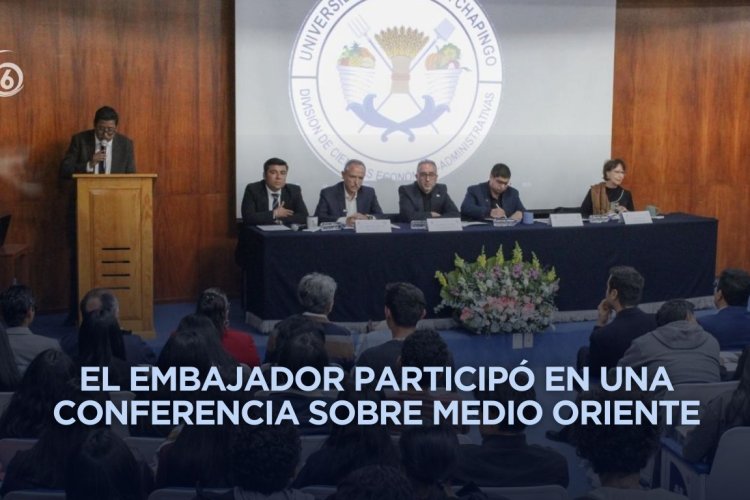 En Chapingo, Irán pide a México y al mundo condenar ataques de EEUU e Israel