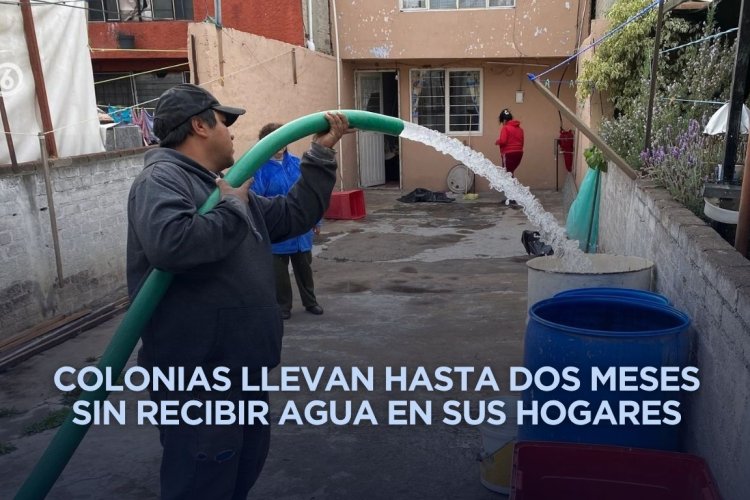 Vecinos denuncian desabasto de agua en Chicoloapan