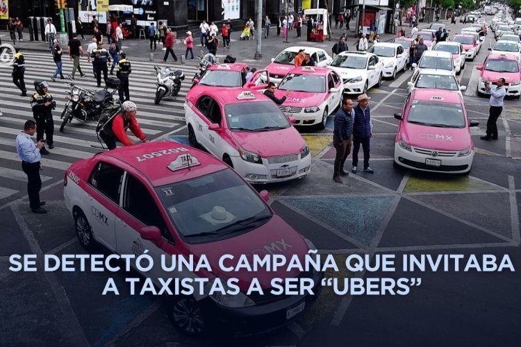 Taxis no pueden ser usados para aplicaciones digitales en CDMX