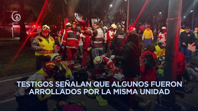 Camión de limpia choca y deja 12 heridos en Tlalpan