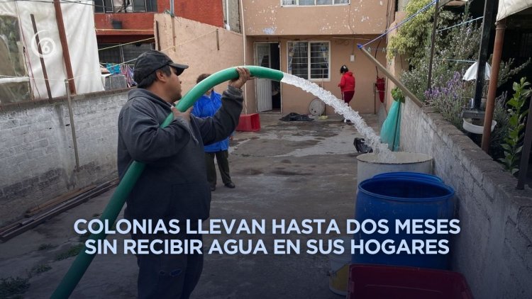Vecinos denuncian desabasto de agua en Chicoloapan
