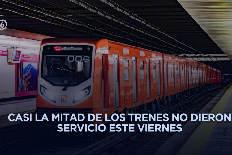 Reduce operaciones el Metro CDMX por protesta sindical; opera al 58? su capacidad