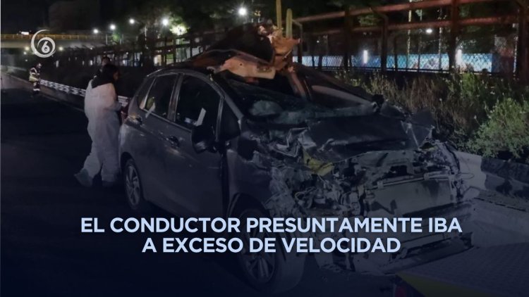 Muere conductor durante accidente en calzada de Tlalpan