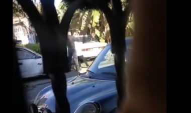 Piden destitución de policía de Chicoloapan que fue captado golpeando a su esposa