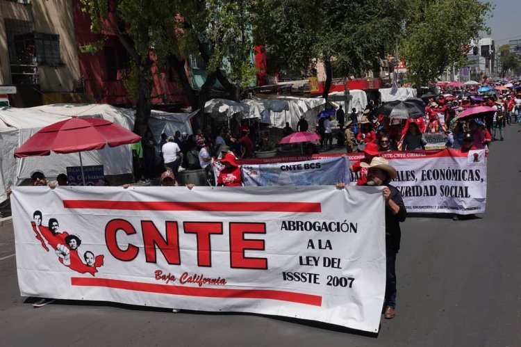 Estas serán las calles afectadas por la marcha de la CNTE en CDMX