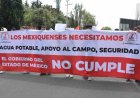 Antorchistas exigen a Delfina Gómez agua, seguridad y salud