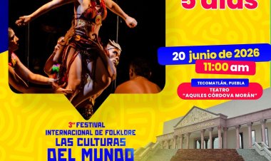 Tecomatlán será sede del 3er Festival Internacional de Folklore